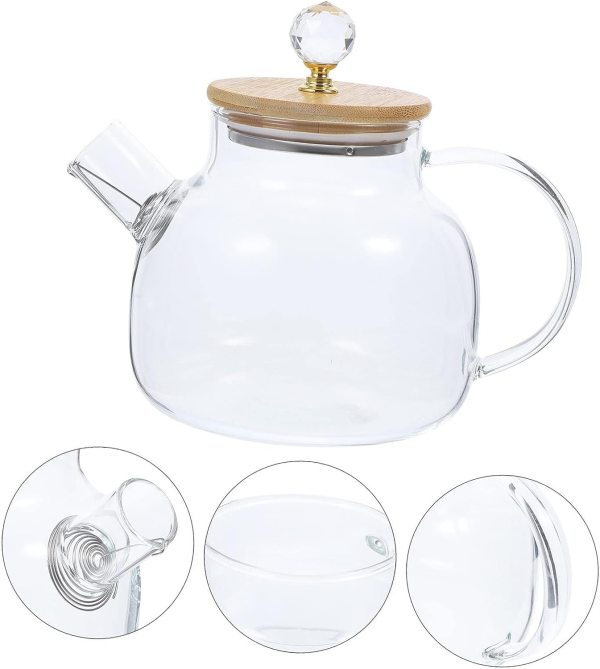 TETERA DE VIDRIO 17X15CM 750ML ART NS337453 IAN
