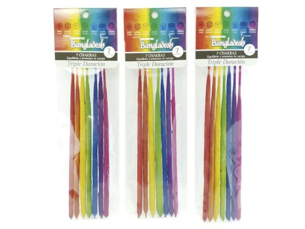 SAHUMERIO 7 CHAKRAS TRIPLE EMPASTE X 7V ART 432K GAÑ