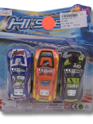 AUTOS DEPORTIVOS X3 EN BLISTER ART T4965/ B1904666 HAÑ