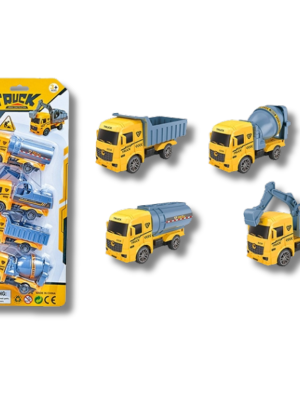 SET CAMION CONSTRUCCION X4 EN BLIS ART T4970/ B2463758 HAÑ
