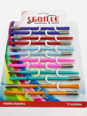 BOMBILLA RESORTE SEBILLE COLOR RECTA LARGA X1UNI ART 621 EAÑ