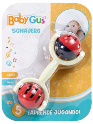 SONAJERO BABY GUS 21X16CM ART 55639 GAÑ