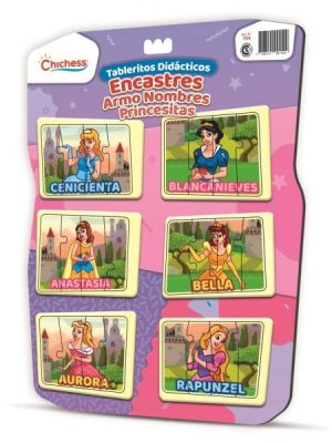 TABLERITOS DIACTICOS PRINCESITAS ART 154 FAJ