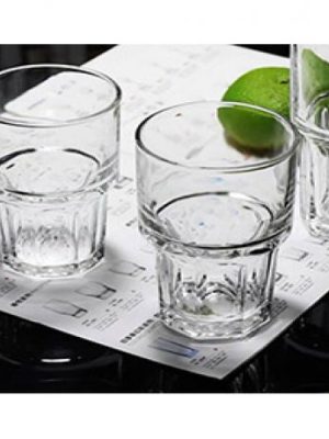VASO VIDRIO X6 70X12 300ML 4332182 CAÑ