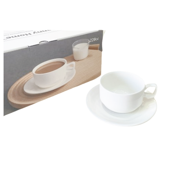 SET DE TAZAS PORCELANA + PLATOS  X6 ART 4921444 CAÑ