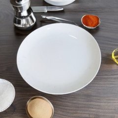 PLATO BLANCA PORCELANA ART 4921353 CAÑ