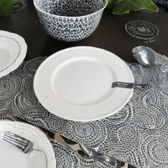 PLATO BLANCA PORCELANA 20CM ART 4921416 IAÑ