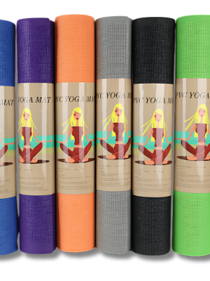 YOGA MAT 3MM PVC ART 40523/ PVC-6 GAÑ