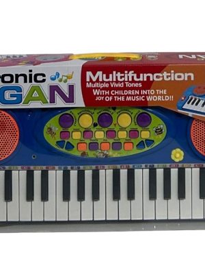 ORGANO MUSICAL MULTIFUNCION EN CAJA 52CM ART B809702/3702A