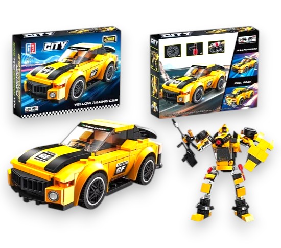 SET LADRILLOS EN CAJA FORMA AUTO FAÑ