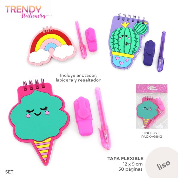 SET STATIONERY TRENDY ART 14560 DAL