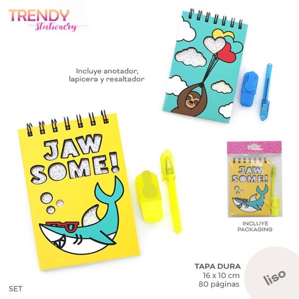 SET STATIONERY TRENDY ART 14561 DAL