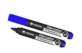 MARCADOR PERMANENTE PTA REDONDA AZUL ART 1160AZ AAÑ