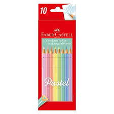 LAPIZ FABER COLOR PASTEL X 10 PC ART 116141 AAÑ