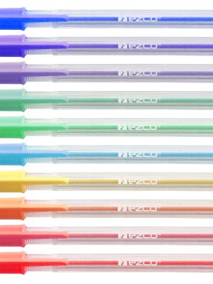 BOLIGRAFO PASTEL X10 UNID 1MM EZCO 213010-10 GAÑ