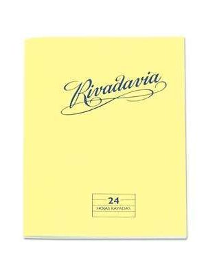 CUADERNO RIVADAVIA X 24 HOJAS T/F RAYADO ART 341110 AAÑ