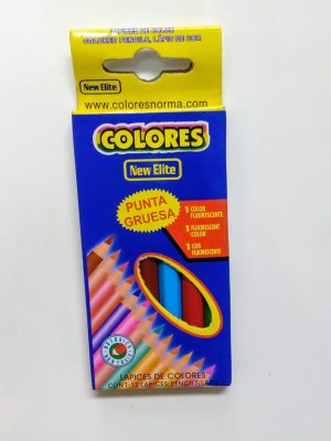 LAPIZ COLOR X 6 NEW ELITE CORTO 579/77107-1 AAÑ