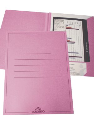 CARPETA CONGRESO A4 PRESENT 170 GRS ROSA ART 511447 AAÑ