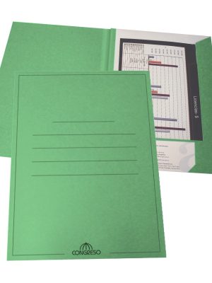 CARPETA CONGRESO A4 PRESENT 170 GRS VERDE ART 511428 AAÑ