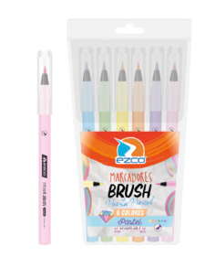 MARCADORES BRUSH PASTEL X6 UNIDADES ART 403800-6P AAÑ