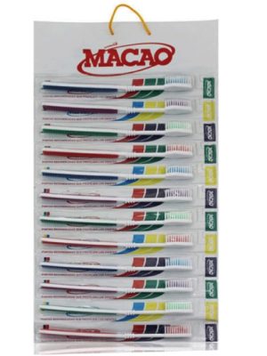 CEPILLO DE DIENTE RECTO XBLISTER ADULTO MACAO ART KC2003 IAÑ