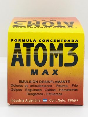 CREMA ATOM3 MAX X 185 GR CR01 ART 427 HAÑ
