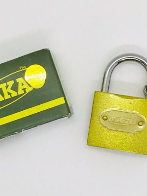 CANDADO DORADO 38MM GRUESO CAJA VERDE MAKAO ART KCAND38 EAÑ