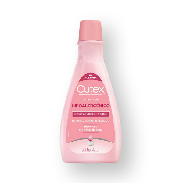 QUITAESMALTE HIPOALERGENICO CUTEX 200ML ART 2756 HAN