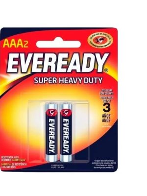 PILA EVEREADY AAA X 2 NEGRA 1212BP2/922334 HAÑ