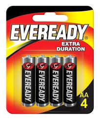 PILA EVEREADY AA X4UNID EN BLISTER NEGRA 48B HAÑ
