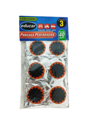 PARCHE Nº3 X 40 EN BOLSA EDUCAR ART 51500 FAÑ