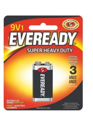 BATERIA EVEREADY 9V XUNID 24B 002001922137 HAÑ