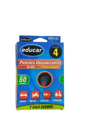 PARCHE Nº4 X 50 EN CAJA EDUCAR ART 50600 FAÑ