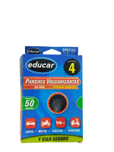 PARCHE Nº4 X 50 EN CAJA EDUCAR ART 50600 FAÑ