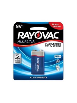 BATERIA RAYOVAC 9V1 ALCALINA AAN