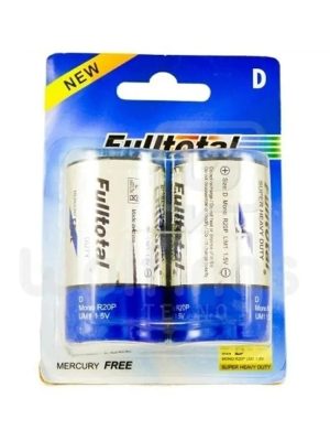 PILA X 2 D GRANDE FULLTOTAL EN BLISTER AZUL 4000 BAN