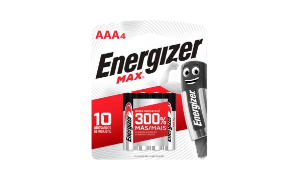PILA ENERGIZER AAA MAX X4UNID 40B HAÑ