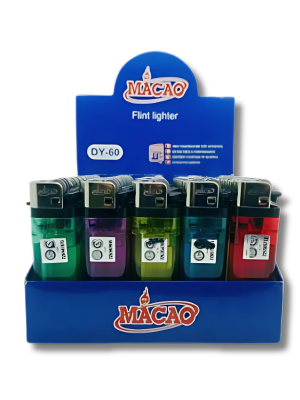 ENCENDEDOR MACAO TRANSPARENTE X UNIDAD ART DY-60 IAÑ