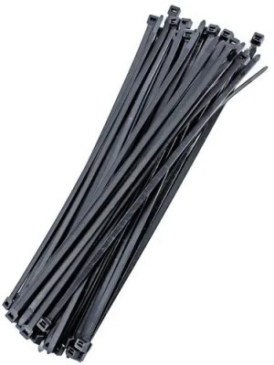 PRECINTO PLASTICO NEGRO 2.5X150MM X100 PCS ETL0067 BAN