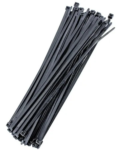 PRECINTO PLASTICO NEGRO 2.5X150MM X100 PCS ETL0067 BAN