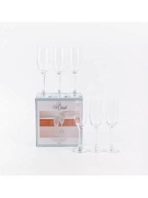 SET COPA CHAMPAGNE X6 TRANSPARENTE CA6060 IAÑ