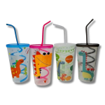 VASO PLASTICO C.SORBETE 600ML ART NS230249Z1 IAÑ