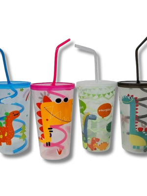 VASO PLASTICO C.SORBETE 600ML ART NS230249Z1 IAÑ
