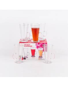 VASO VIDRIO SUBMARINO X6UNI 15X8CM NS353716 IAÑ