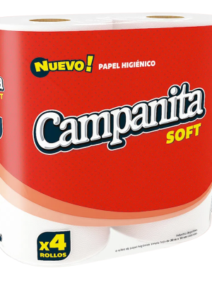 PAPEL HIGIENICO SOFT X4 UND 30M 030-12-04 JAÑ