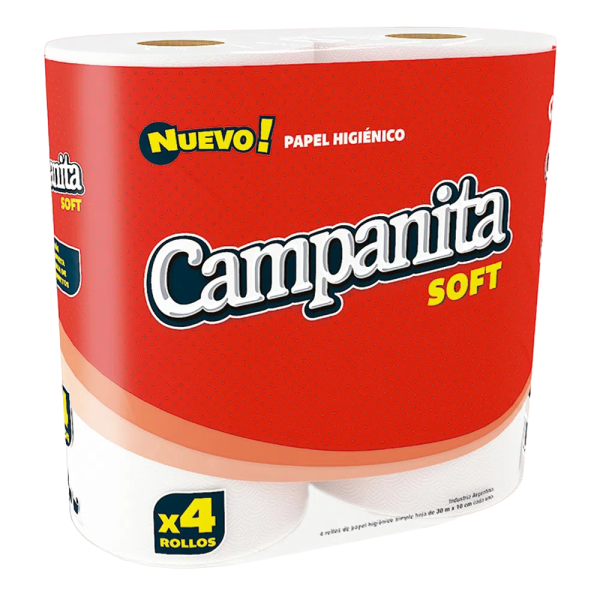 PAPEL HIGIENICO SOFT X4 UND 30M 030-12-04 JAÑ
