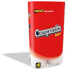 PAPEL HIGIENICO CAMPANITA SOFT X6UNID 030-12-06 EAN