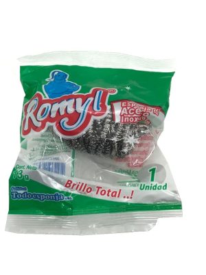 ESPONJA DE ACERO INOXIDABLE 13GR ROMYL ART 6 HAÑ