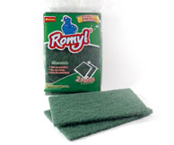 PAÑO FIBRA VERDE ABRASIVA X2 ROMYL 14 HAÑ