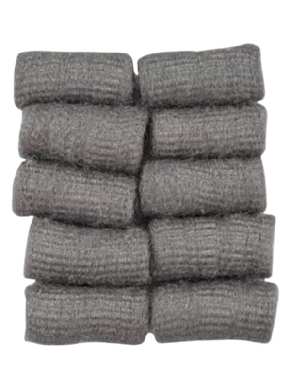 LANA DE ACERO X10 UNIDADES X45GR BROOMY 0090 HAÑ